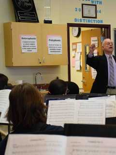 Briarcliff Band Students Learn Music From Award-Winning Conductor