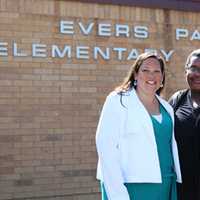 <p>Carrie Martin, left, a second-grade teacher in Denton, Texas, was Barnes &amp; Noble&#x27;s National Teacher of the Year in 2015-2016. TiAnna Bridges-Reed, her former pupil, is the high-school student who wrote the winning essay, chosen from 10,000 entries.</p>