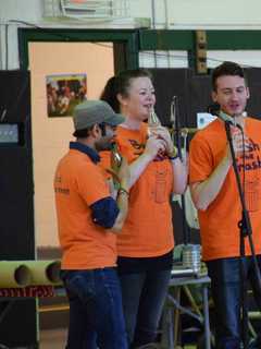 Musicians ‘Bash the Trash’ For Irvington Students