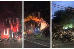 Car Crashes Into Historic House, Setting Off Fire In Hudson Valley