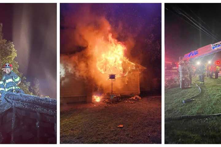Fire Breaks Out At Farmingville Home