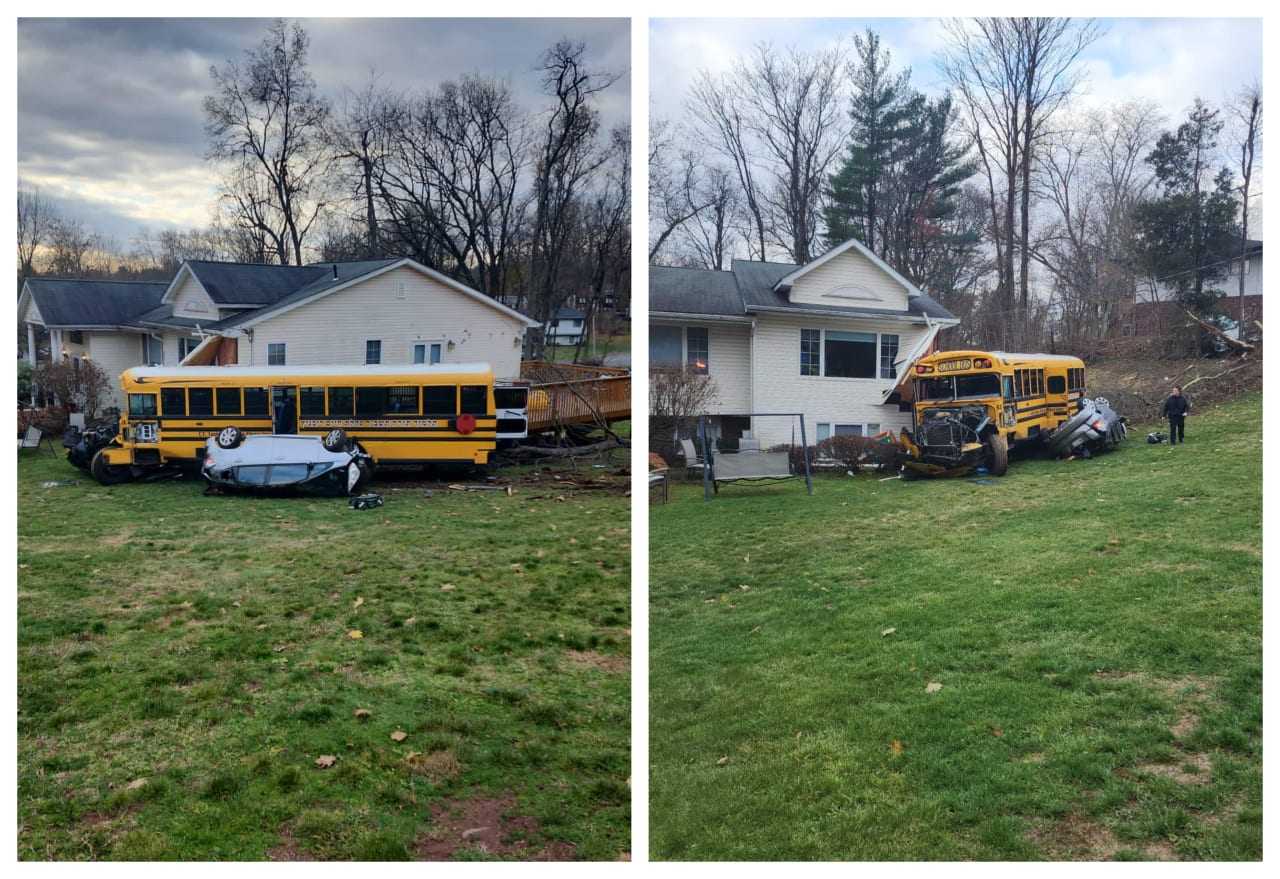 School Bus With Children On Board Crashes Into House In Hudson Valley ...