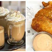 <p>Yum, Café Con Leche and empanadas.</p>