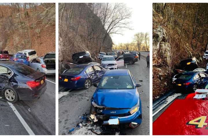 18-Vehicle Pileup: 4 Receive Minor Injuries During Orange County 9W Crash