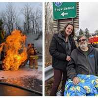 CT Teacher Saves Disabled Man From Burning Van