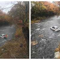 Hudson Valley Woman Loses Control Of Car, Lands In Creek, Police Say