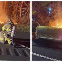Off-Duty Firefighter Rescues Woman From Burning Car In Brookfield