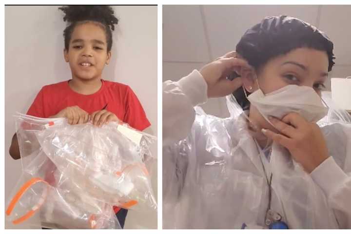 Bergen County Boy Makes Crafty PPE Kits For Healthcare Workers Like His Mom