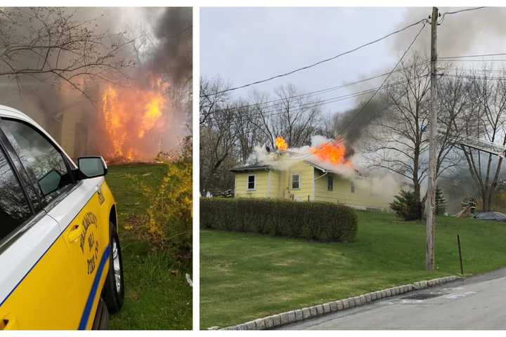 Police Officer Rescues Family As Flames Engulf Long Valley Home