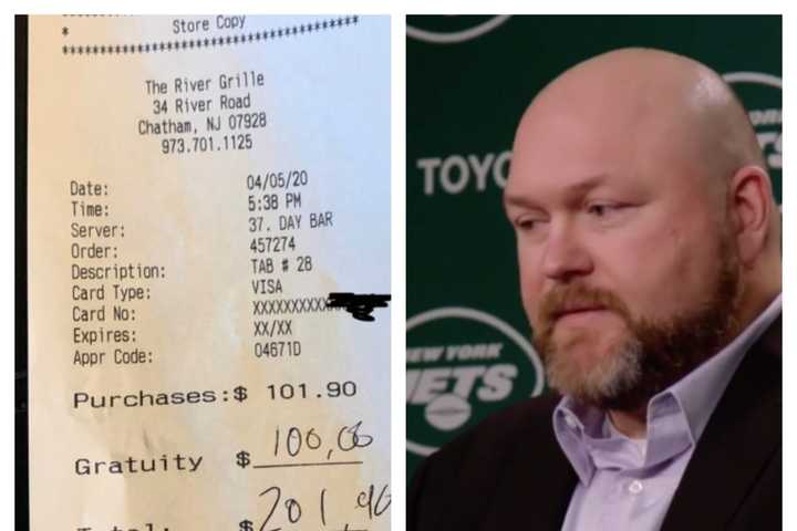 NY Jets GM Joe Douglas Keeps Leaving Fat Tips At Morris County Restaurant