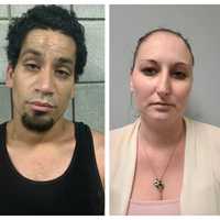 <p>Raymond L. Adams, 30, of Newton, Jonathan M. Figueroa, 25, of Newton, Caitlin Ream, 30, of Newton</p>