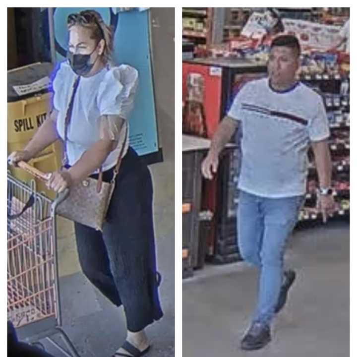 Know them? Police in Suffolk County is asking the public for help identifying the two who allegedly used stolen credit cards.