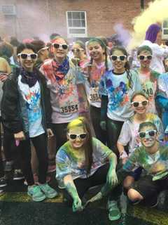 Hundreds Participate In Briarcliff Manor Color Run