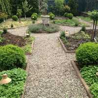 <p>Chef Bernard Bouissou&#x27;s herb garden in Ridgefield.</p>