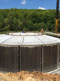 Eureka Water Tank In Bethel Nears Completion
