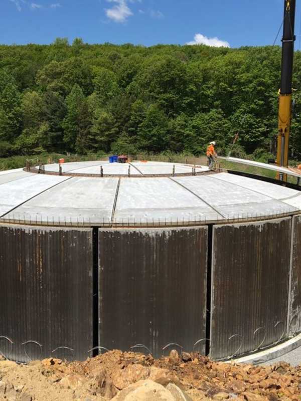 Eureka Water Tank In Bethel Nears Completion