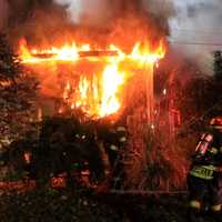 <p>Bogota firefighters were met by intense flames at the 1½-story wood-frame house at the corner of River Road at West Main Street on Saturday, Nov. 18.</p>