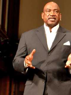 Former New York Giants Star George Martin Speaks In Dutchess