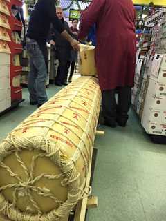 Wilton Man, 82, Drives Seven Hours To See 1,000-Pound Provolone Cheese