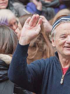 Orangetown''s Bill Murray Pours Water On Photographer At Martha''s Vineyard