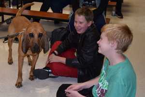 K9 Super Sleuth Meets Fox Meadow Students