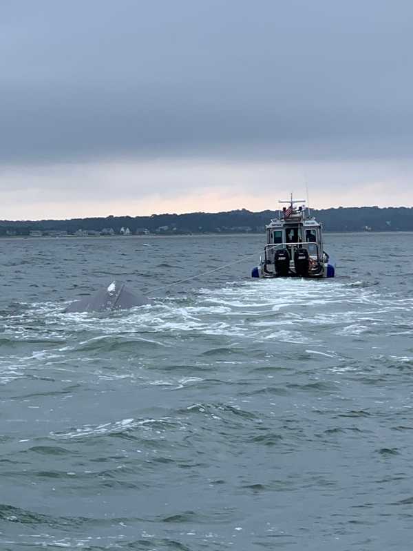 Five Rescued From Capsized Boat In Long Island Sound