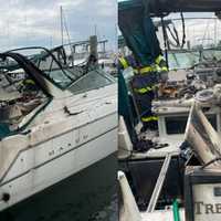 Person Injured After Boat Catches Fire In Norwalk