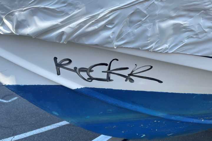 Boats Vandalized With Graffiti At Connecticut Marina