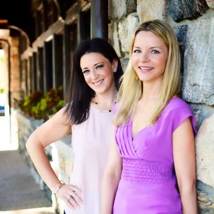 The Chappaqua moms behind Booked Marketplace: Meryl Lefkowitz, left, and Claire Gilvar.