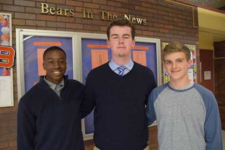 From left Jo Jo Cobbs, Sean Crowley and Jack Reish