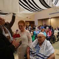 <p>Evalyn and Irwin Brownstein have been together for 58 years and got a dream wedding at Rockleigh&#x27;s Jewish Family Home last week.</p>