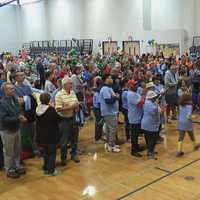 <p>Families came together to support those with Down syndrome and special needs at the 12th Annual Bergen Buddy Walk at the Wyckoff Family YMCA .</p>