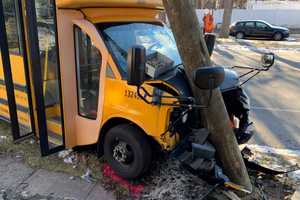 Two Injured, Including Student In Fairfield School Bus Crash, Police Say