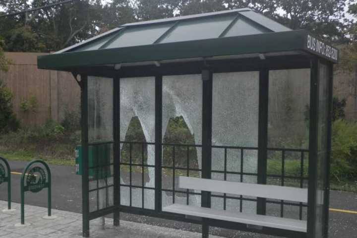 Authorities Investigating After 18 Suffolk County Bus Stop Shelters Damaged