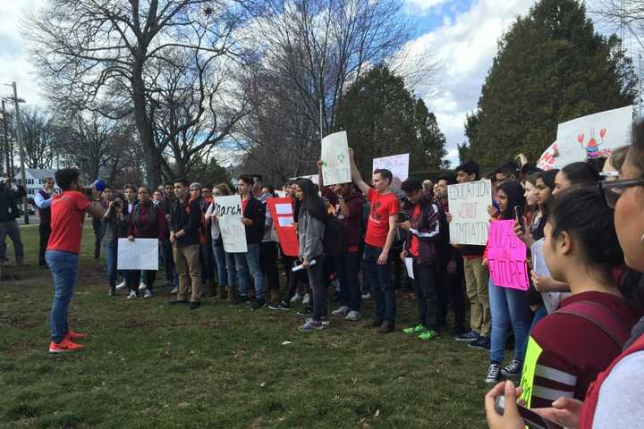 Students March On Clifton City Hall Over State Funding