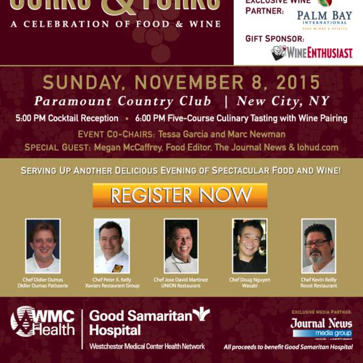 The 5th Annual corks &amp; Forks fundraiser takes place Nov. 8. 