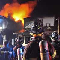 <p>The fire on 2nd Street in Clifton quickly went to three alarms as flames blew through the roof of one of the buildings.</p>