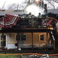 <p>The blaze did most of its damage in the upper back of the house.</p>