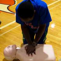 <p>Briarcliff High School students are undergoing CPR and AED training in their physical education classes as part of a new state requirement that mandates all graduating seniors have the experience before graduating. </p>