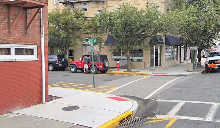 The victim had just been dropped off from work by a motorist who apparently drove off without yielding to two teens on bicycles at Anderson and Jersey avenues in Cliffside Park.