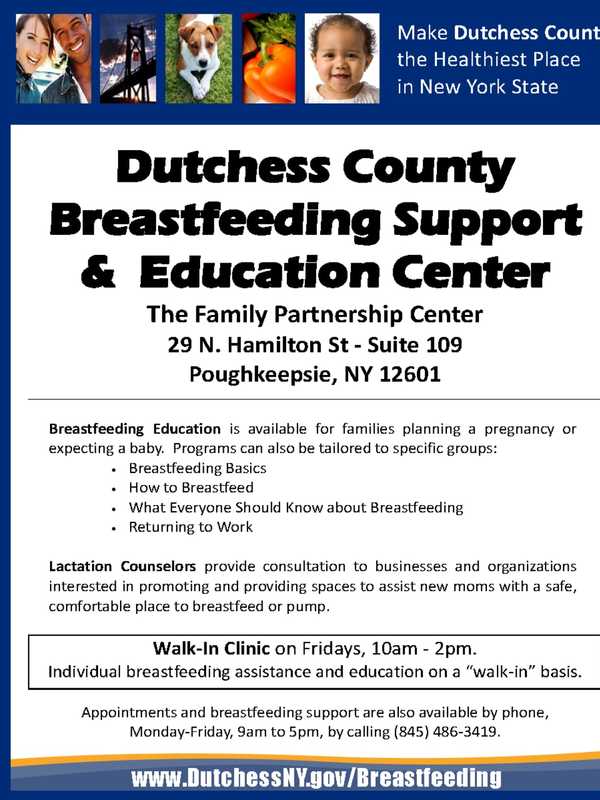 New Dutchess County Breast-Feeding Clinic Open In Poughkeepsie