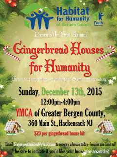 Build Gingerbread Houses With Bergen Habitat Youth Volunteers 