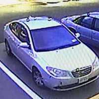 <p>The man left the store in a silver, four-door sedan, Crime Stoppers said.</p>