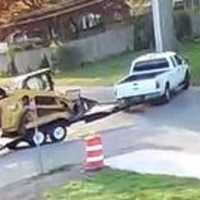 <p>An investigation is underway after a skid-steer loader valued at $122,000 was stolen from the parking lot of a North Lindenhurst apartment complex.</p>