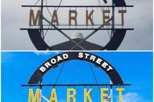 Harrisburg's Historic Broad Street Market Sign Ripped Apart By High Winds