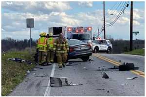 Ambulance Hit While Responding To Crash In Central PA