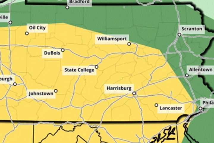 Severe Weather Forecast: High Winds, Hail, T'Storms Predicted In PA By NWS