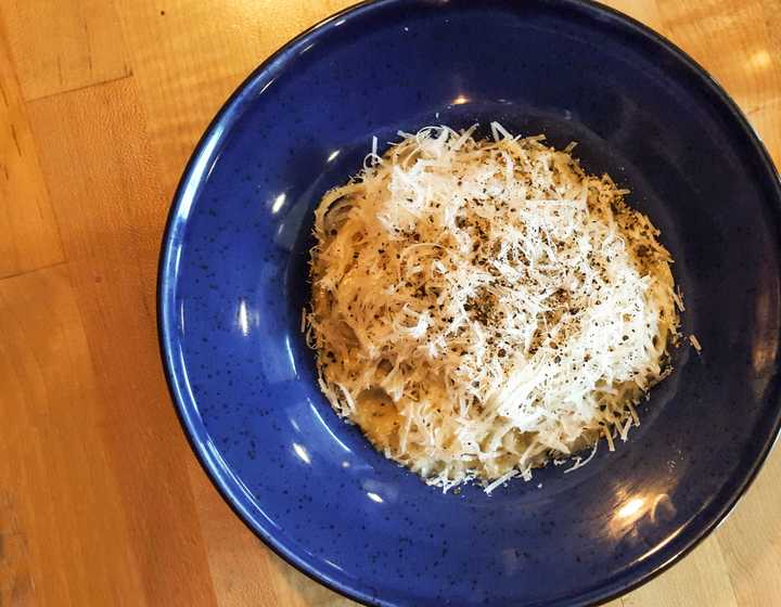 Cacio e Pepe at Bar Sugo in Norwalk.