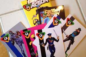 Captain Action Cards On Offer At Hasbrouck Heights Comic-Con