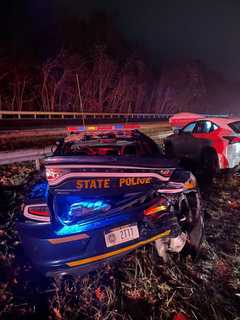 Three Injured In Crash Involving State Police Cruiser In Area